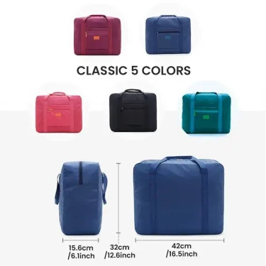 Fashion Travel Duffel Bag Lightweight Foldable for Women and Men Tote Carry On Luggage Weekender Overnight 6