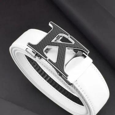 Casual K letter Automatic Buckle Designer Belts High Quality Men Luxury Brand Waistband Genuine Leather Ceinture Homme 3