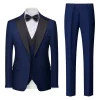 NAVY BLUE 3PCS