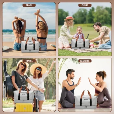 Fashion Travel Bags For Women Large Capacity Men's Sports bag Waterproof Weekend Sac Voyage Female Messenger Bag Dry And Wet 6