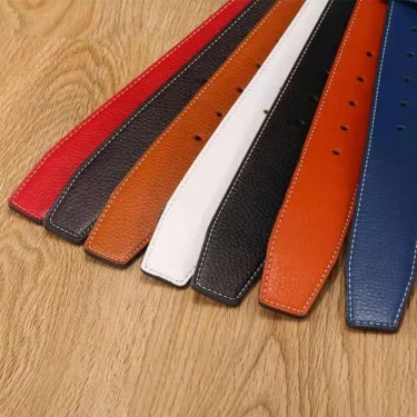 3.7cm Luxury Replace Strap Durable Trouser Jeans Belt Decor Waistband No Buckle Belt Leather Belt Strap Genuine Leather 3