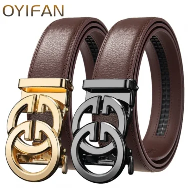 Luxury Brand Men's Belt High Quality Genuine Leather Belt Men Automatic Belt Business Casual Belt for Men 1