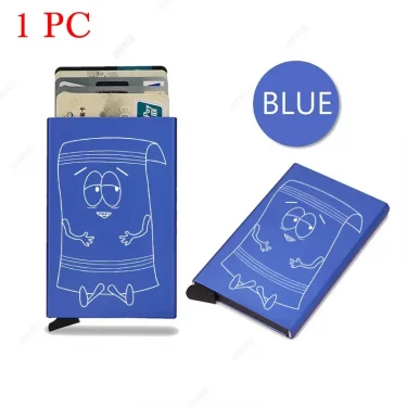 Customized Rfid Smart Credit Card Holder Wallets Thin Slim Men Women Minimalist Wallet Cardholder Case Walets for Men Towelie 2