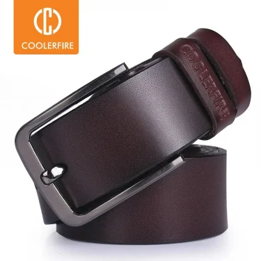 High Quality Genuine Leather Belt Luxury Designer Belts Men Belts For Men Cowskin Fashion Vintage Pin Buckle For Jeans 2