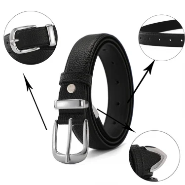 New Women Leather Belts High Quality Fashion Best Matching Dress Jeans Belts for Lady Women's Dress Luxury Designer Brand LB2146 6