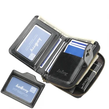 New Women Wallets and Purses PU Leather Money Bag Female Short Hasp Purse Small Coin Card Holders Clutch Women Zipper Purse 2