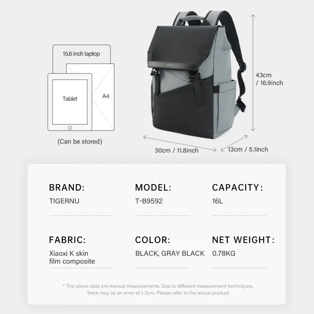 Tigernu Men Backpacks For School Bags Male Korean Style Backpack Bags Travel Backpacks For Laptop 15.6 Fashion Knapsack Male Bag 6