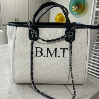 Personalized Teacher Tote Bag Custom Name Gift for Women School Classroom Appreciation Present Teacher Day Gift Fashion Handbag 3