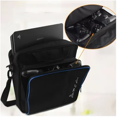 Suitable for Sony PS4 console storage bag, PS4 shoulder tote bag, PlayStation game console accessory bag 6