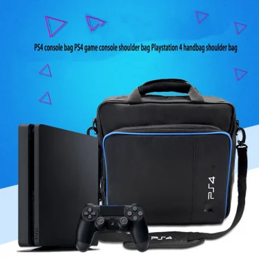 Suitable for Sony PS4 console storage bag, PS4 shoulder tote bag, PlayStation game console accessory bag 1