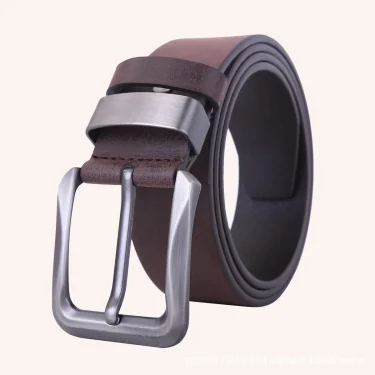 4cm New Solid Color Men's Pin Buckle Belt Student All-match Casual Fashion Belt Light Luxury Design 5