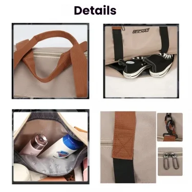 Large Capacity Fitness Bag Travel Storage Bag Clothing Storage Bag Short Distance Luggage Bag Anti Sailor Bag 4