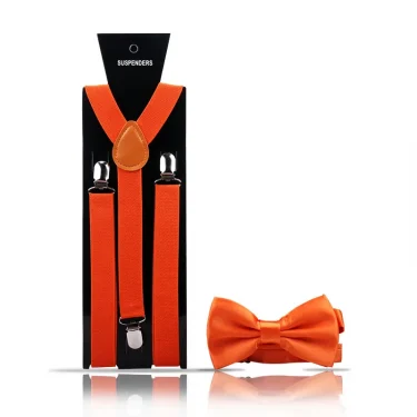 Elegant Fashion Adult Men's Suspenders And Bow Tie Two Pcs Set Harness Man For Pants Gentleman Suit Accessories Wedding Business 6