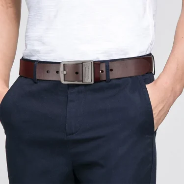 New Leather Cowhide Men's Belt Fashion Metal Alloy Pin Buckle Adult Luxury Brand Jeans Business Casual Waist Male Strap Brand 4