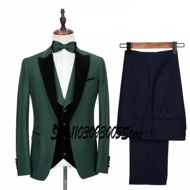 Beige Formal Wedding Elegant Men Suits Groom Tuxedos Prom Slim Fit Blazers Hombre High Quality Custom 3 Piece Set Costume Homme 3