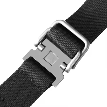 Double Loop Metal Buckle Canvas Belt Blue Strap Men's Women Unisex Cargo Pants Student Youth Belt Students Korean Jeans Belt 5