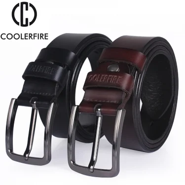 High Quality Genuine Leather Belt Luxury Designer Belts Men Belts For Men Cowskin Fashion Vintage Pin Buckle For Jeans 3