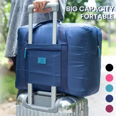 Fashion Travel Duffel Bag Lightweight Foldable for Women and Men Tote Carry On Luggage Weekender Overnight 1