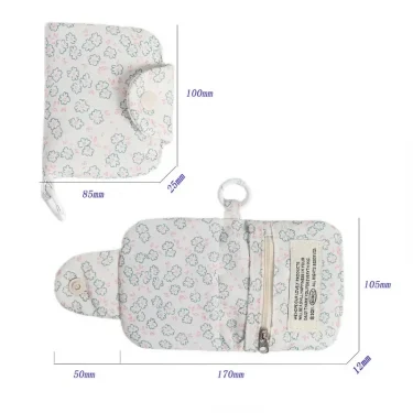 1 Pc Cute Student Coin Purse Card Simplicity Floral Korean Fashion Wallet Card Holder for Girls Portable Cute Small Storage Bag 5