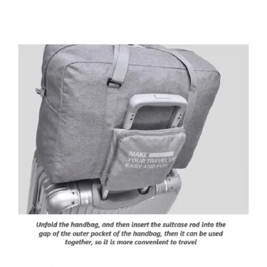High Quality Folding Traveling Bag Oxford cloth Hand Luggage Travel Bags For Men And Women weekend Travel Duffle Bag 5
