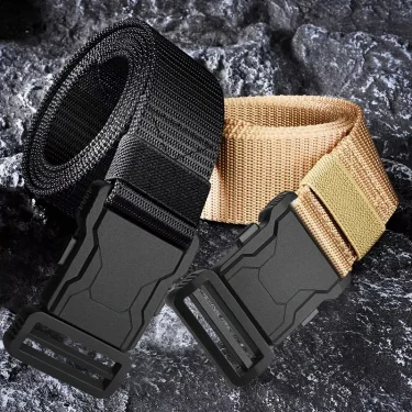Authentic Quick-Release Tactical Belt - Military Plastic Buckle Navy Army Outdoor Training Breathable High Quality Belt 1