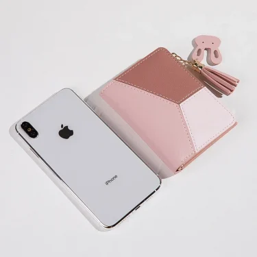 Women's Wallet PU Leather Women's Wallet Made of Leather Women Purses Card Holder Foldable Portable Lady Coin Purses 5