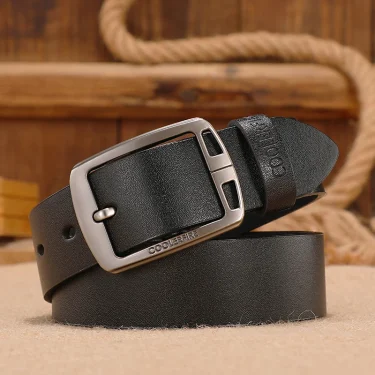 Men Genuine Leather Belts Cowskin Classic Designers Belts for Men Vintage Westernboy Leisure Casual Jeans Strap HQ223 3