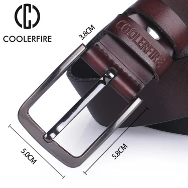 High Quality Genuine Leather Belt Luxury Designer Belts Men Belts For Men Cowskin Fashion Vintage Pin Buckle For Jeans 4
