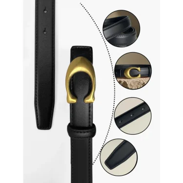 2025 New Thin 2.5CM Luxury Brand Famous Women Belt Designer Fashion Leather Women Belt Ladies Girl Belt for women dress Apparel 6