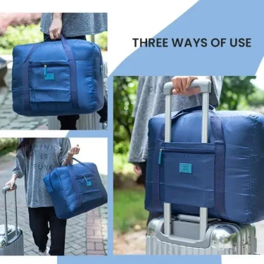 Fashion Travel Duffel Bag Lightweight Foldable for Women and Men Tote Carry On Luggage Weekender Overnight 2