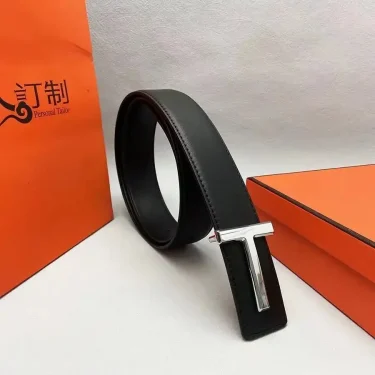 High Quality 3.8cm Leather Business Men Belt Luxury Brand Designer famous Belts for men Jeans Strap Male Metal Buckle belt 2
