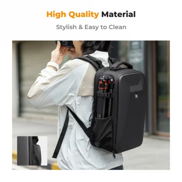 K&F Concept 22L Camera Bag Large Capacity Travel Photography Backpack Waterproof Men's backpack Bag DSLR/SLR Camera Rain Cover 4