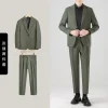 Gray Green 2 Pcs Set