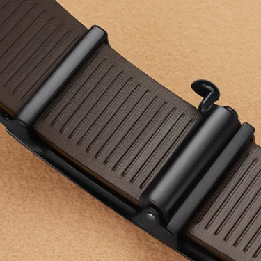 New Fashion Men's Belt Toothless Automatic Buckle Belt Alloy Letter Button for Business Fashion High Quality Men's Strap 6