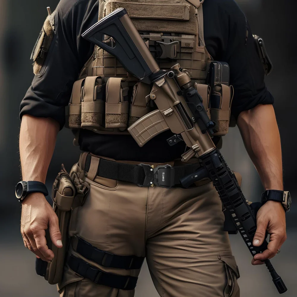 Men's Brand Military Tactical Belt Specially Designed For The Military's Metal Buckle Adjustable Belt Free Shipping 3