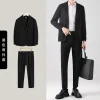 Black 2 Pcs Set