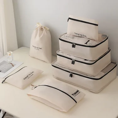 7Pcs/Set Travel Bags New Large Capacity Storage Organizer Suitcase Packing for Portable Clothes Underwear Cosmetic Travel Bag 1