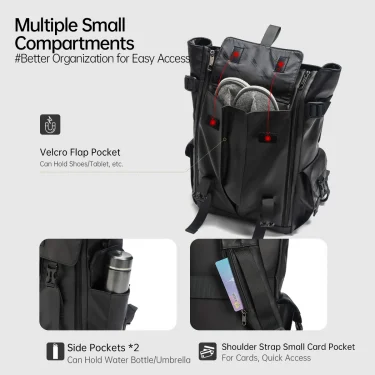 Tigernu Fashion Backpacks Men Korean Style Backpack Cool Knapsack Commuting Bags Travel Backpacks 15.6 Laptop Backpack Male Bags 5