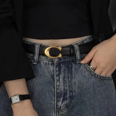 2025 New Thin 2.5CM Luxury Brand Famous Women Belt Designer Fashion Leather Women Belt Ladies Girl Belt for women dress Apparel 2