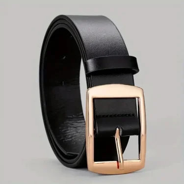 Fashion Luxury Belt for Men PU Leather Belt Metal Pin Buckle High Quality Brand Designer Waist Strap Belt For Jeans Women's Belt 4