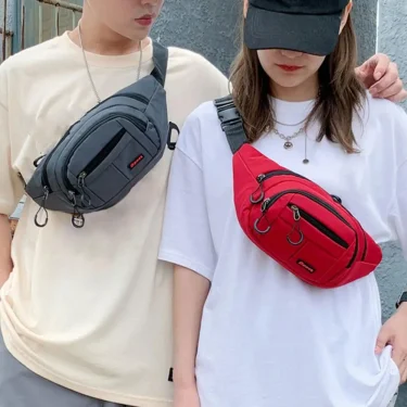 Waistpack Women's Fashion Sports Shoulder Bag New Women's Version Chest Girl Fitness Korean Backpack Running Fashion Bag I4C7 1