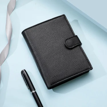 Men's And Women's PU Leather Wallet Travel Passport Wallet Multi Card Slot Credit Card Holder Wallet Travel Accessories 2