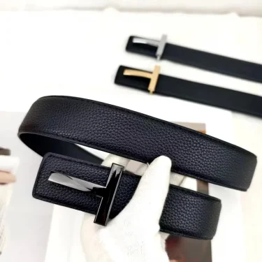 High Quality 3.8cm Leather Business Men Belt Luxury Brand Designer famous Belts for men Jeans Strap Male Metal Buckle belt 5
