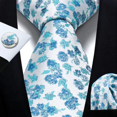 Luxury Floral Wine Ties For Men Wedding Party Business Necktie Handkerchief Cufflinks Set Men Suit Accessories Handmade Gravata 2