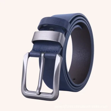 4cm New Solid Color Men's Pin Buckle Belt Student All-match Casual Fashion Belt Light Luxury Design 1
