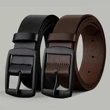 New Luxury Belt for Men PU Leather Belt Metal Pin Buckle High Quality Famous Brand Designer Waist Strap Belt for Jeans Plus Size 1
