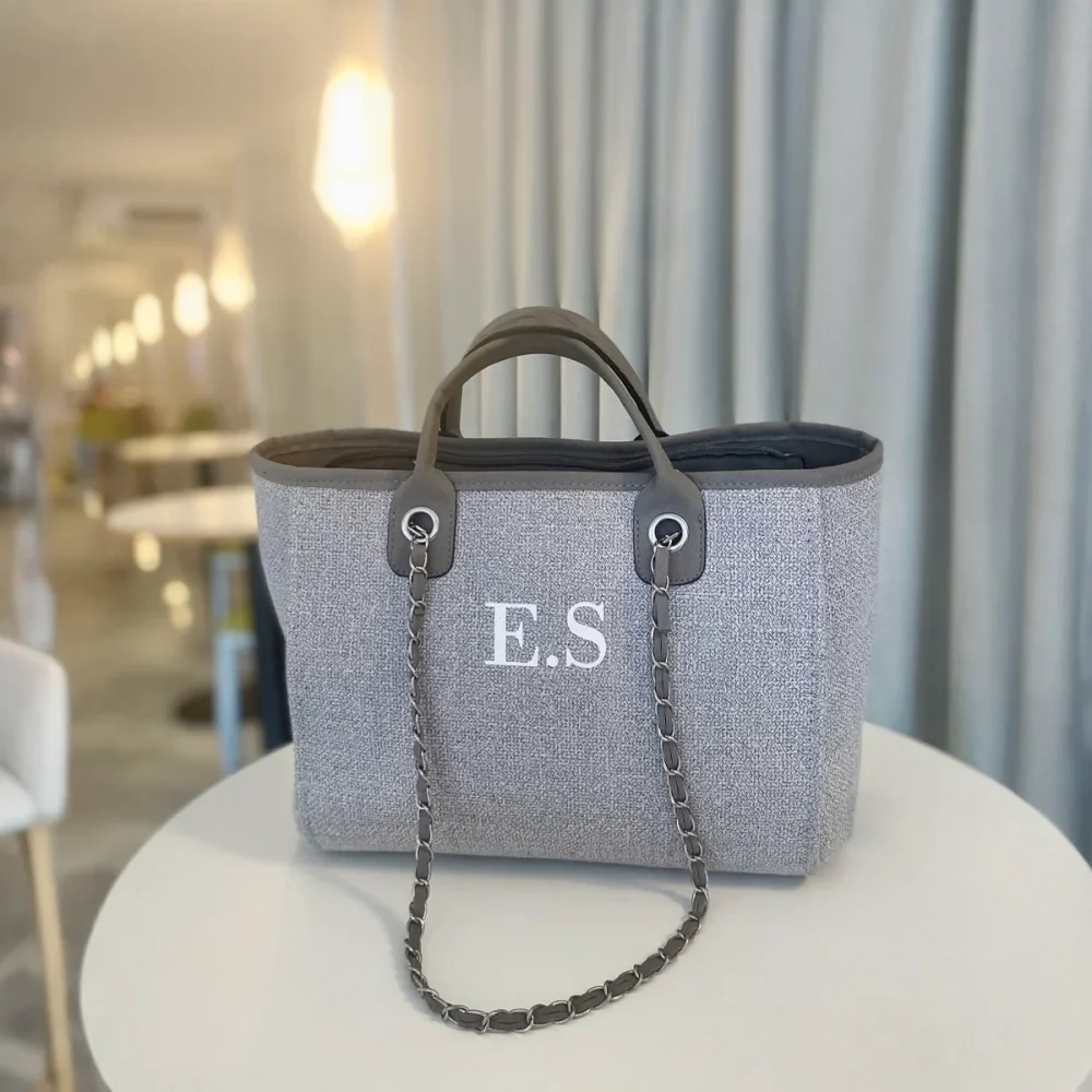 Personalized Teacher Tote Bag Custom Name Gift for Women School Classroom Appreciation Present Teacher Day Gift Fashion Handbag 4