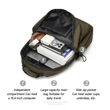 Large Capacity School Backpack Men Travel Backpack Business Expanded Hiking Backpack Laptop Storage Bag Women Waterproof Fashion 4