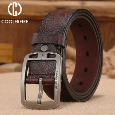 Men Genuine Leather Belts Cowskin Classic Designers Belts for Men Vintage Westernboy Leisure Casual Jeans Strap HQ223 1