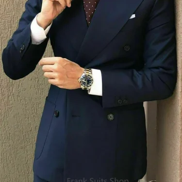 2 Piece Men's Wedding Suit Fashion Male Slim Business Office Suit Men Blazer Pants Male Tuxedos For Groom Wedding Costume Homme 2